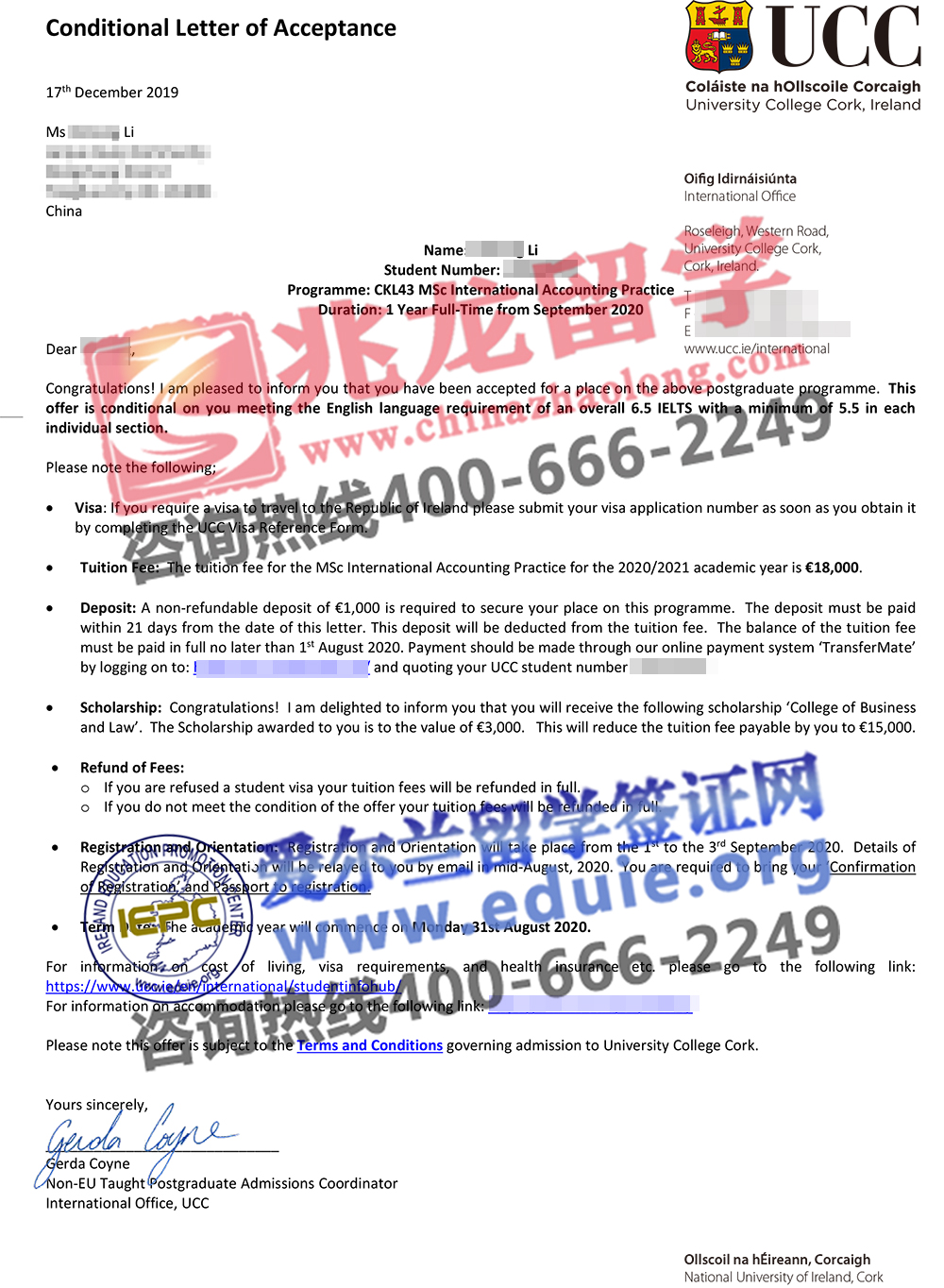 李xintong科克大学-国际会计实践硕士offer-兆龙留学.jpg