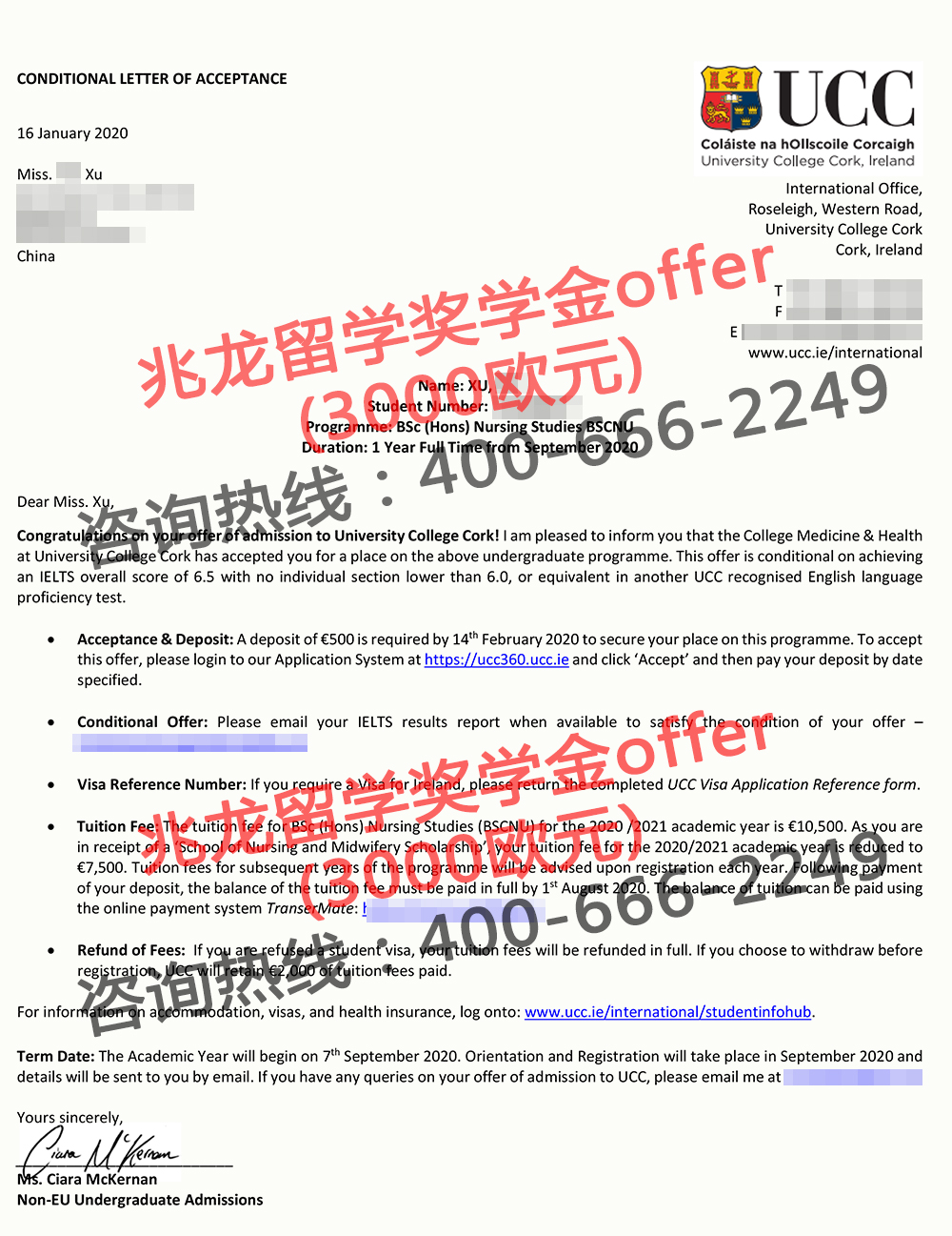 许yan科克大学UCC护理学本科Offer-3000欧奖学金-北京兆龙留学.jpg